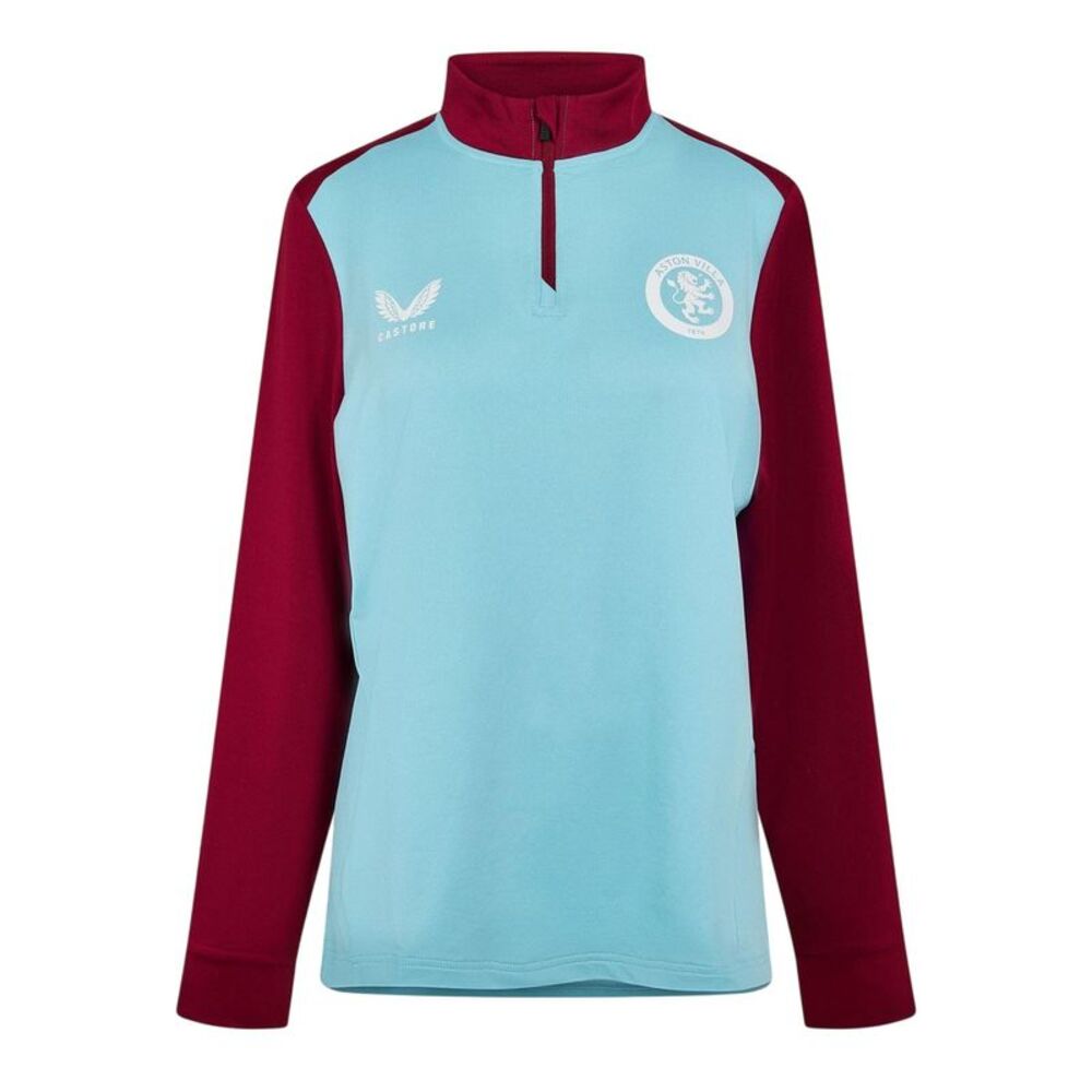 Castore Womens/Ladies Aston Martin  Drill Top / Sky Blue